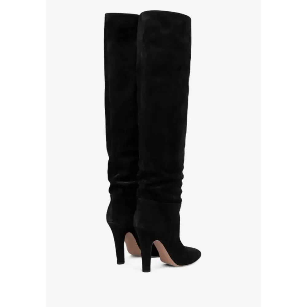 Paris Texas Elsa 100 Over the Knee Boot in Black 37.5